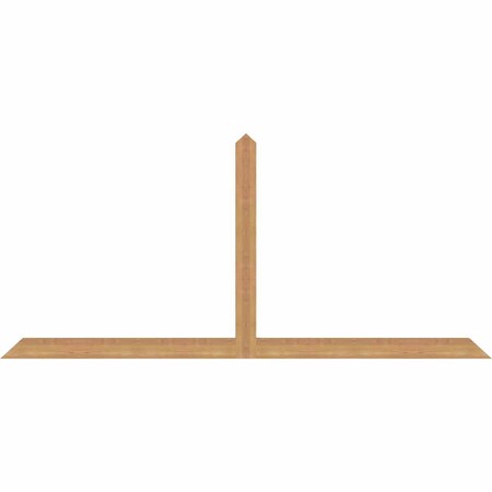 Ekena Millwork Portland Timber Gable Bracket, Western Red Cedar, 84"W x 38"H x 1 1/2"D x 3 1/2"F, 11/12 Pitch GBW084X38X0204POR00SWR
